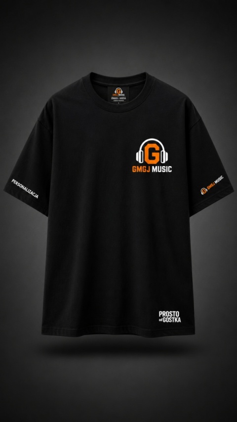 GMGJ MUSIC x PROSTO od GOSTKA - koszulka oversize premium 240