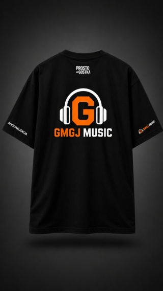 GMGJ MUSIC x PROSTO od GOSTKA - koszulka oversize premium 240