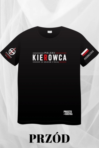 Koszulka "Polski Kierowca" z własnym nadrukiem
